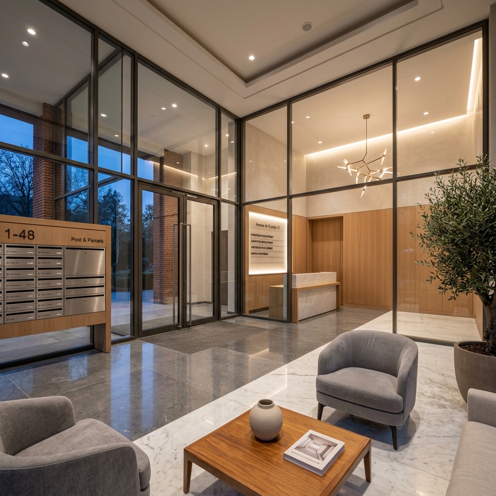 Hall d'immeuble impeccable — résultat Creana